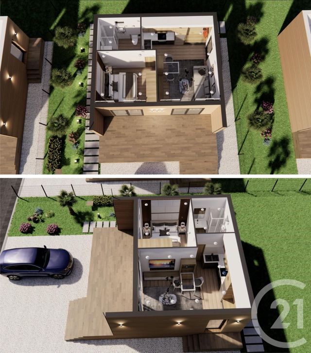 maison à vendre - 2 pièces - 40.0 m2 - REAU - 77 - ILE-DE-FRANCE - Century 21 Cerim